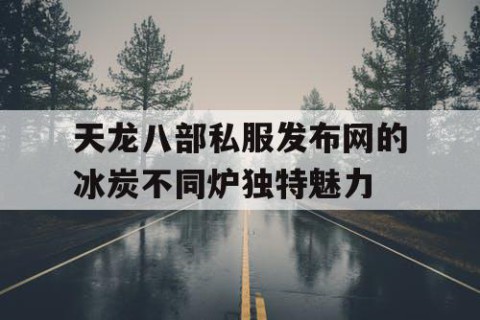 天龙八部私服发布网的冰炭不同炉独特魅力