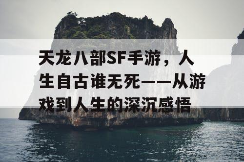 天龙八部SF手游，人生自古谁无死——从游戏到人生的深沉感悟