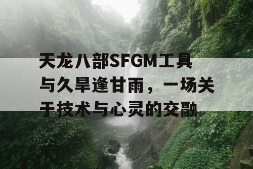 天龙八部 SFGM 工具与久旱逢甘雨，一场关于技术与心灵的交融