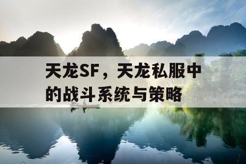 天龙SF，天龙私服中的战斗系统与策略