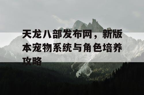 天龙八部发布网，新版本宠物系统与角色培养攻略