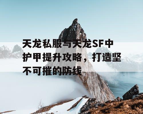 天龙私服与天龙SF中护甲提升攻略，打造坚不可摧的防线