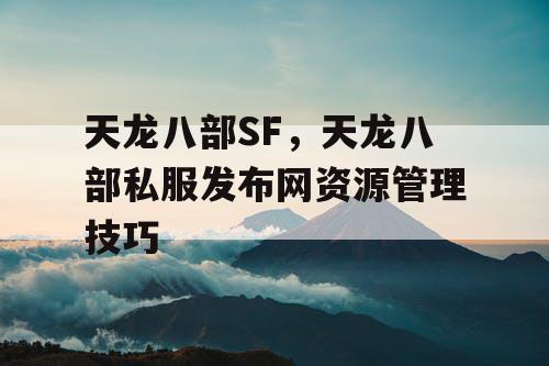 天龙八部SF，天龙八部私服发布网资源管理技巧