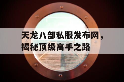 天龙八部私服发布网，揭秘顶级高手之路