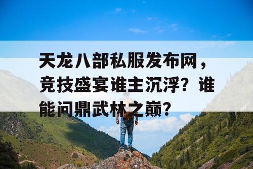 天龙八部私服发布网，竞技盛宴谁主沉浮？谁能问鼎武林之巅？