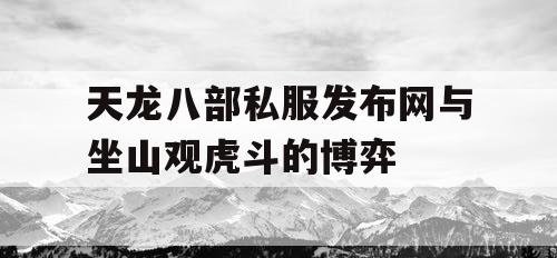 天龙八部私服发布网与坐山观虎斗的博弈