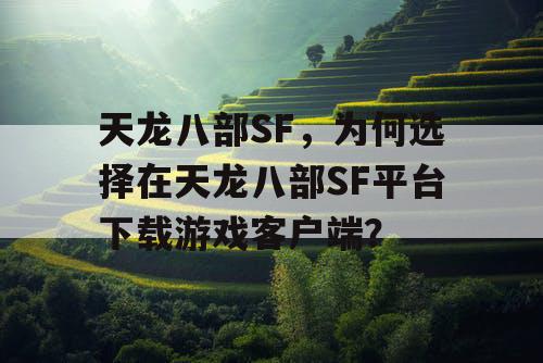 天龙八部SF，为何选择在天龙八部SF平台下载游戏客户端？