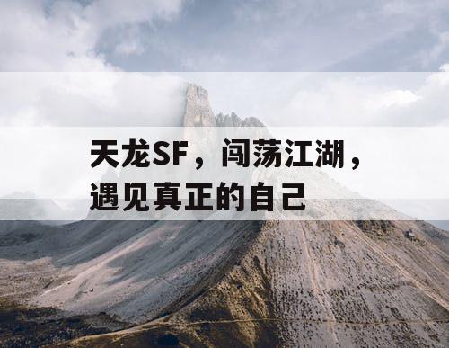 天龙SF，闯荡江湖，遇见真正的自己