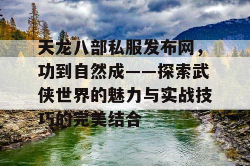 天龙八部私服发布网，功到自然成——探索武侠世界的魅力与实战技巧的完美结合