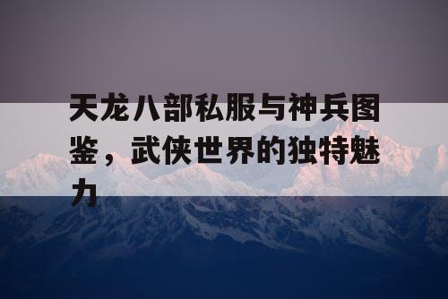 天龙八部私服与神兵图鉴，武侠世界的独特魅力