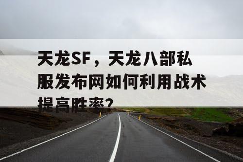 天龙SF，天龙八部私服发布网如何利用战术提高胜率？