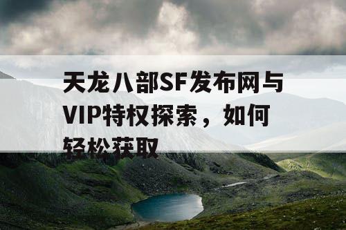 天龙八部SF发布网与VIP特权探索，如何轻松获取