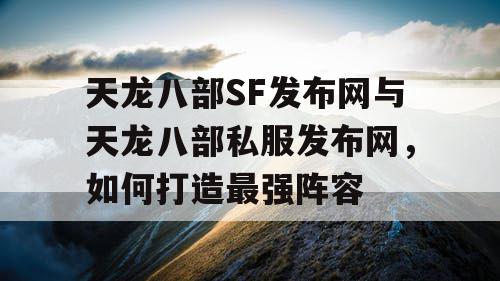 天龙八部SF发布网与天龙八部私服发布网，如何打造最强阵容