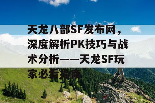 天龙八部SF发布网，深度解析PK技巧与战术分析——天龙SF玩家必看指南