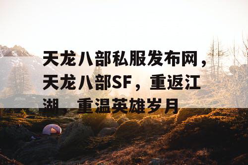 天龙八部私服发布网，天龙八部SF，重返江湖，重温英雄岁月