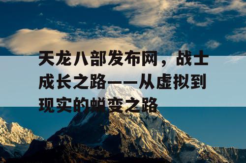 天龙八部发布网，战士成长之路——从虚拟到现实的蜕变之路