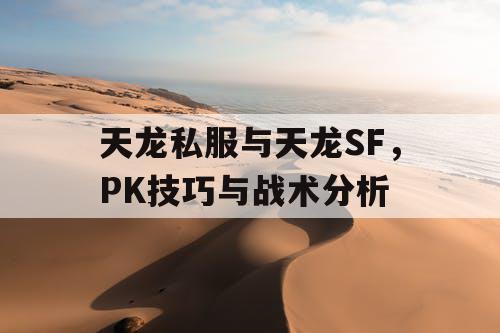 天龙私服与天龙SF，PK技巧与战术分析