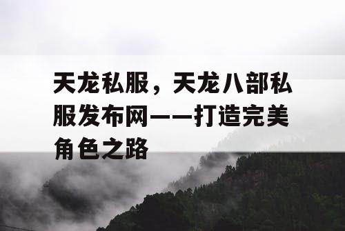 天龙私服，天龙八部私服发布网——打造完美角色之路