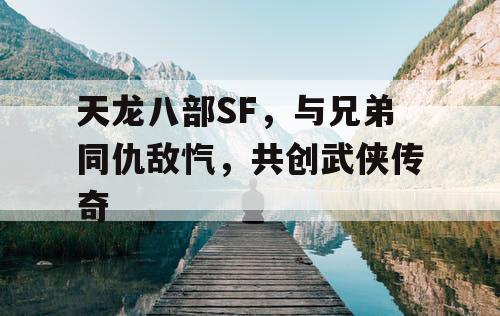 天龙八部SF，与兄弟同仇敌忾，共创武侠传奇