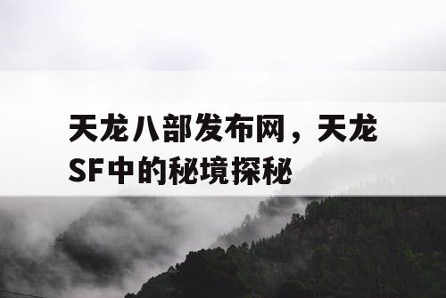 天龙八部发布网，天龙SF中的秘境探秘