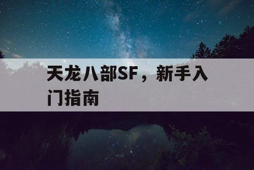 天龙八部SF，新手进阶指南