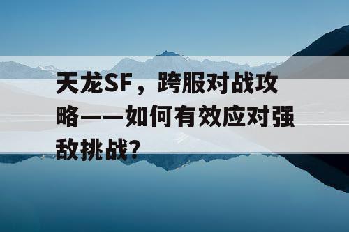 天龙SF，跨服对战攻略——如何有效应对强敌挑战？