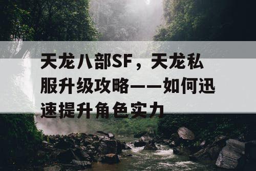 天龙八部SF，天龙私服升级攻略——如何迅速提升角色实力