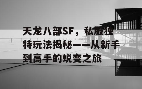 天龙八部SF，私服独特玩法揭秘——从新手到高手的蜕变之旅